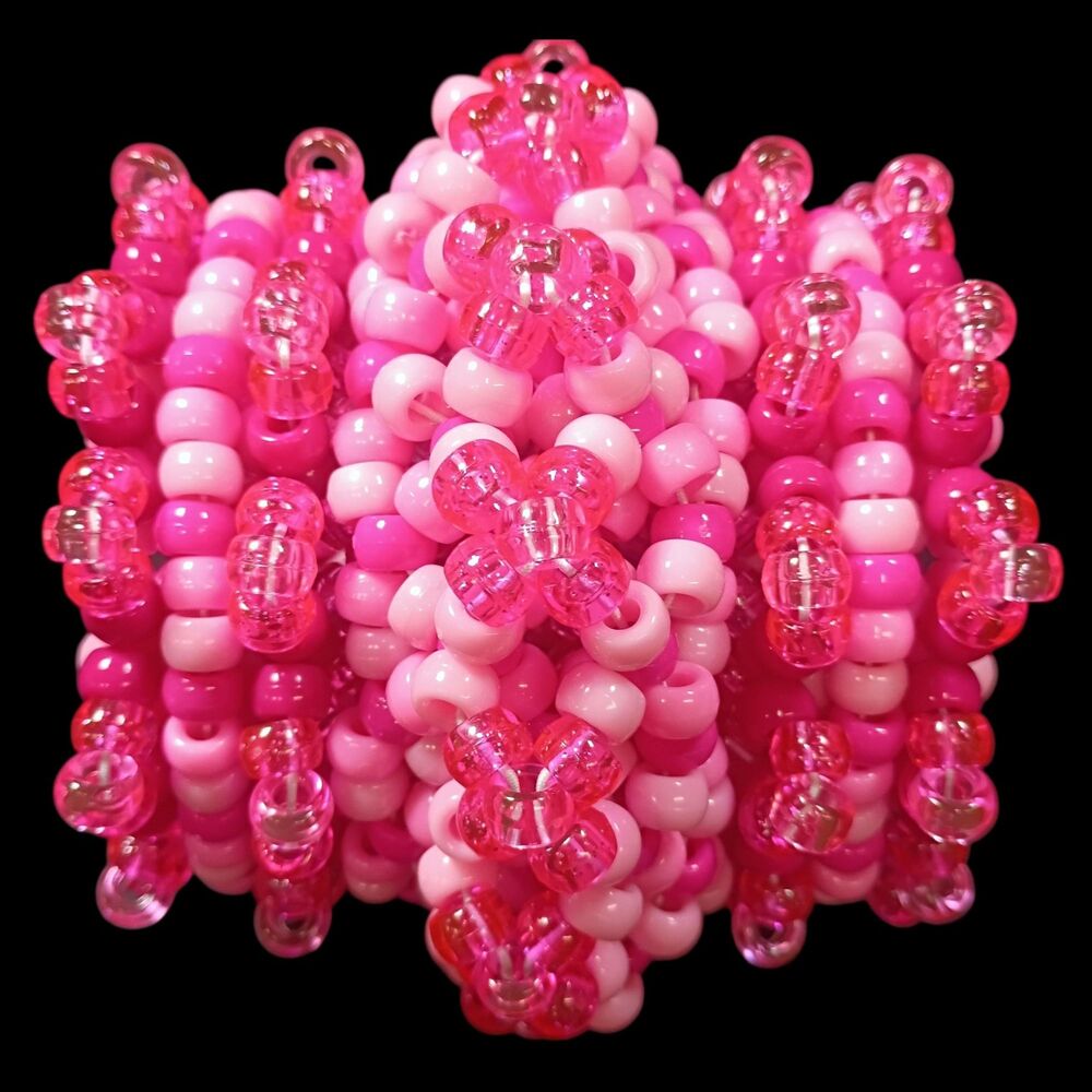 Bubblegum Carousel - Rotating Cuff - Kandi Bracelet - EDM Rave Festival Jewelry
